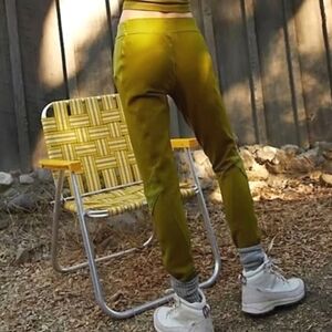 Free People High Rise Ankle Next Level Leggings in green size medium